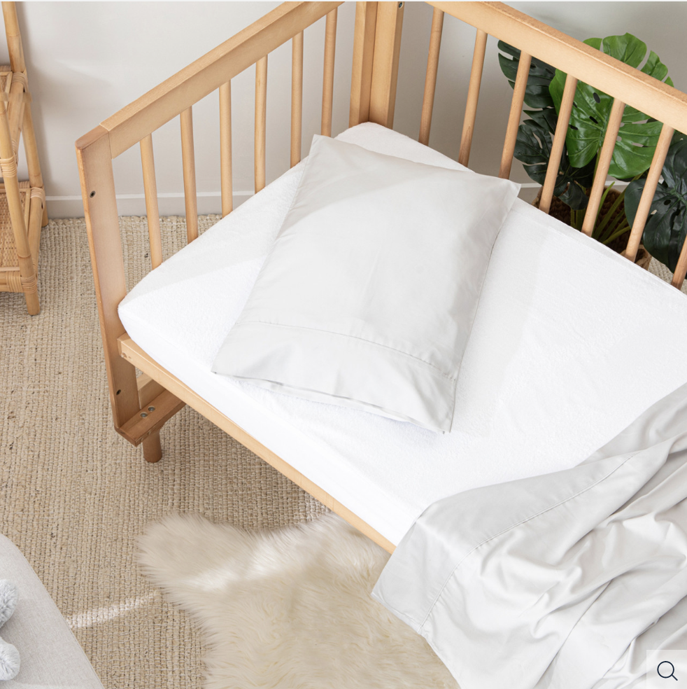 Cot Mattress Protector Waterproof x 2